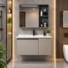 Bộ tủ chậu lavabo, tủ gương phòng tắm CR-519
