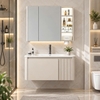 Bộ tủ chậu lavabo, tủ gương phòng tắm CR 666