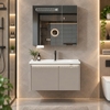 Bộ tủ chậu lavabo, tủ gương phòng tắm TC 022-80