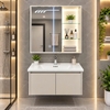 Bộ tủ chậu lavabo, tủ gương phòng tắm TC 015-80