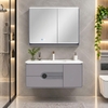 Bộ tủ chậu lavabo, tủ gương phòng tắm WL 8829