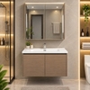 Bộ tủ chậu lavabo, tủ gương phòng tắm TC 031-80