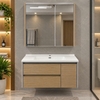 Bộ tủ chậu lavabo, tủ gương phòng tắm TC 033-100