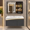 Bộ tủ chậu lavabo, tủ gương phòng tắm WL 8830