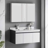Bộ tủ chậu lavabo, tủ gương phòng tắm CR-232