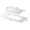 Bếp từ 3 vùng nấu EUROSUN EU-TE882G