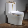 Bồn cầu 1 khối, bệt vệ sinh F-030B