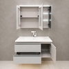 Bộ tủ chậu lavabo, tủ gương phòng tắm WL2015B