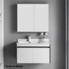 Bộ tủ chậu lavabo, tủ gương phòng tắm CR-232