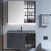Bộ tủ chậu lavabo, tủ gương phòng tắm CR-213
