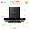 Máy hút khói khử mùi cao cấp DANDY DY HT7005 | Tặng Bếp từ đôi Dandy