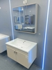 Bộ tủ chậu lavabo, tủ gương phòng tắm TC 002-80