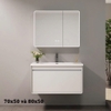 Bộ tủ chậu lavabo, tủ gương phòng tắm CR-808