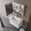 Bộ tủ chậu lavabo, tủ gương phòng tắm CR-298