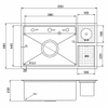 Chậu rửa bát NoBiNox NJ510B