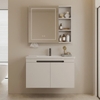 Bộ tủ chậu lavabo, tủ gương phòng tắm CR-905