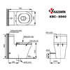 Bồn Cầu Một Khối KAZAWIN KBC 8860