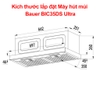 Máy hút mùi Bauer BIC35DS Ultra