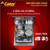 Máy rửa bát canzy WDC0315B SMART