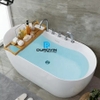 Bồn Tắm Ovan Viền Mỏng Gắn Sen Vòi DRV-1236