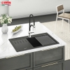 Chậu rửa bát Konox Granite Sink Terra 860S Black
