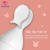 Bình silicone mềm kèm đầu thìa ăn dặm cho bé 125ml Kichi