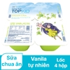 Lốc sữa chua ăn TOPKID hương vanilla 60 g x 4 hộp
