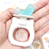 (Mẫu mới) Gặm nướu Silicon Kichi hình mèo (Hộp 2 cái)