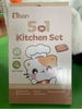 Bộ dao thớt Misan 5in1 cao cấp Kitty The Chef chế biến đồ ăn dặm cho bé