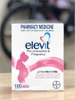 Elevit Của Úc Hộp 100 Viên - Vitamin Tổng Hợp Cho Bà Bầu