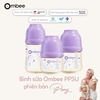 Bình sữa Ombee PPSU Anti-colic phiên bản Pony tím
