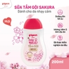 Sữa tắm gội dịu nhẹ cho bé 2in1 Sakura Pigeon 200ml