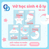 G02 - Vở Sweet Dream Xanh 4 ô ly 48tr, ĐL 100gsm