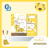 GB02 - Vở Adventure Nâu vàng 4 ô ly 48tr, ĐL 100gsm