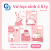G05 - Vở Family Hồng 4 ô ly 48tr, ĐL 100gsm