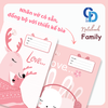 G055 - Family Hồng 5 ô ly 48tr, ĐL 100gsm