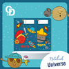 B01 - Vở Universe Xanh lục 4 ô ly 48tr, ĐL 100gsm