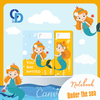G10 - Vở Under the sea Tiên cá 4+5 ô ly 48tr, ĐL 100gsm