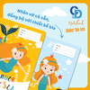 G10 - Vở Under the sea Tiên cá 4+5 ô ly 48tr, ĐL 100gsm