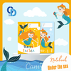 G10 - Vở Under the sea Tiên cá 4+5 ô ly 48tr, ĐL 100gsm