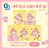 G13 - Vở Pink 4 ô ly 48tr, ĐL 100gsm