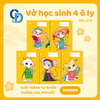 G16 - Vở 12 CG Vàng 4 ô ly 48tr, ĐL 100gsm