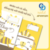 GB02 - Vở Adventure Nâu vàng 4 ô ly 48tr, ĐL 100gsm