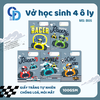 B05 - Vở Racer Xám 4 ô ly 48tr, ĐL 100gsm