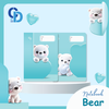 G08 - Vở 3D Bear 4 ô ly 48tr, ĐL 100gsm