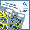 B05 - Vở Racer Xám 4 ô ly 48tr, ĐL 100gsm