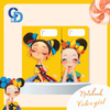 G11 - Vở Color Girl Vàng 4 ô ly 48tr, ĐL 100gsm