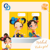 G11 - Vở Color Girl Vàng 4 ô ly 48tr, ĐL 100gsm