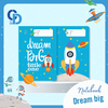 B14 - Vở Dream Big Xanh lam 4 ô ly 48tr, ĐL 100gsm