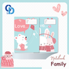 G06 - Vở Family Xanh 4 ô ly 48tr, ĐL 100gsm